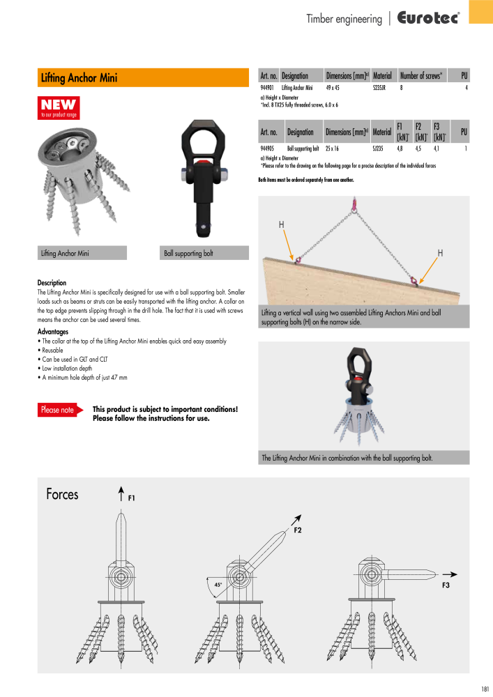 Eurotec catalogue fastening technology NR.: 2439 - Side 181