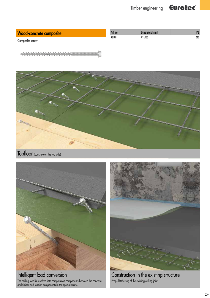 Eurotec catalogue fastening technology Nb. : 2439 - Page 229