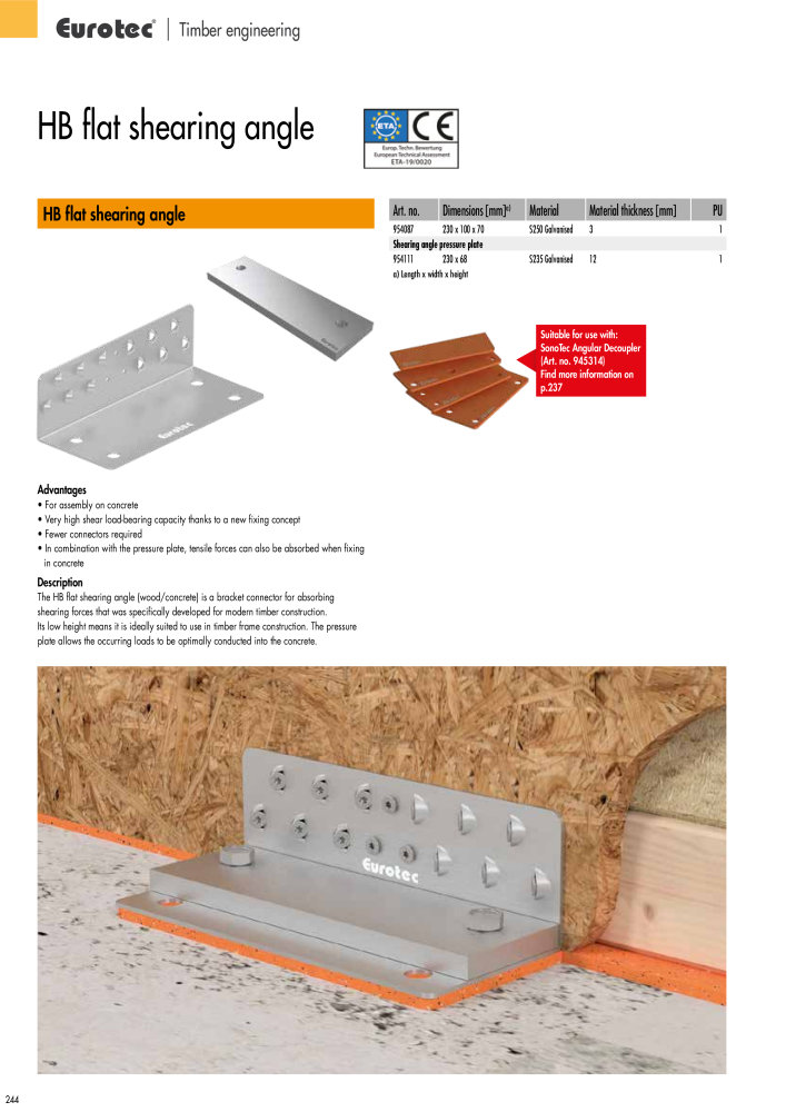 Eurotec catalogue fastening technology NR.: 2439 - Strona 244