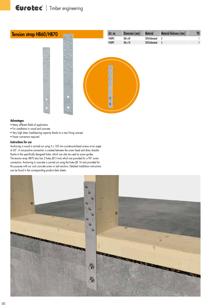 Eurotec catalogue fastening technology NR.: 2439 - Side 252