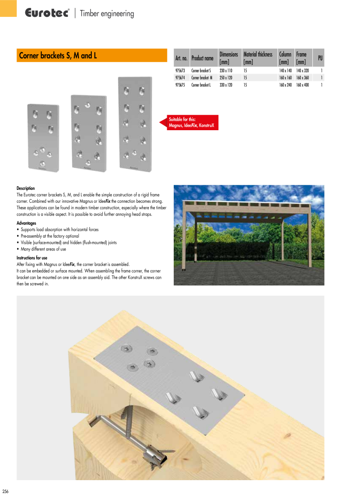 Eurotec catalogue fastening technology NR.: 2439 - Side 256