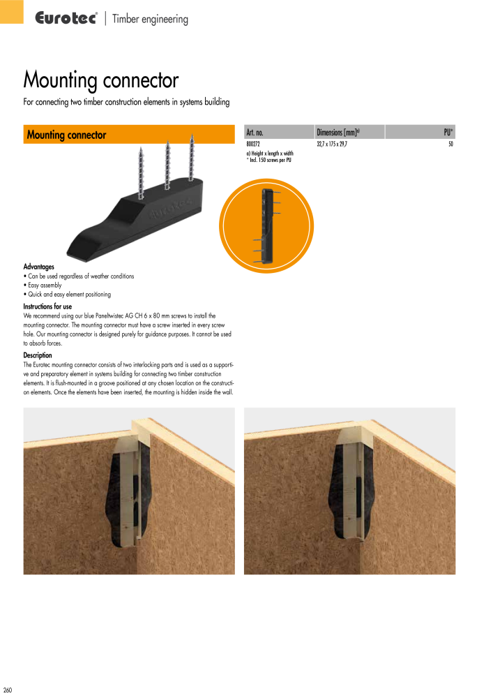 Eurotec catalogue fastening technology NR.: 2439 - Side 260