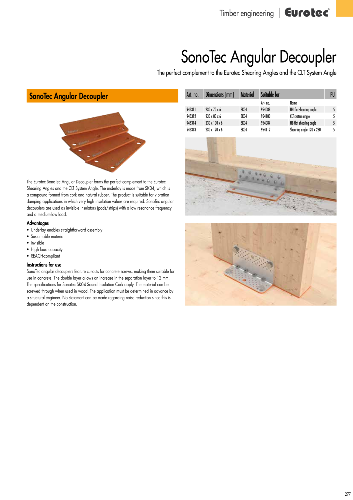 Eurotec catalogue fastening technology NEJ.: 2439 - Sida 277