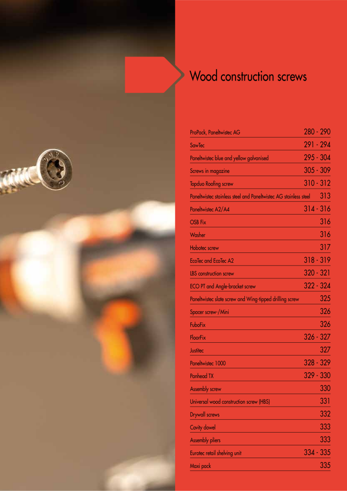 Eurotec catalogue fastening technology NEJ.: 2439 - Sida 279