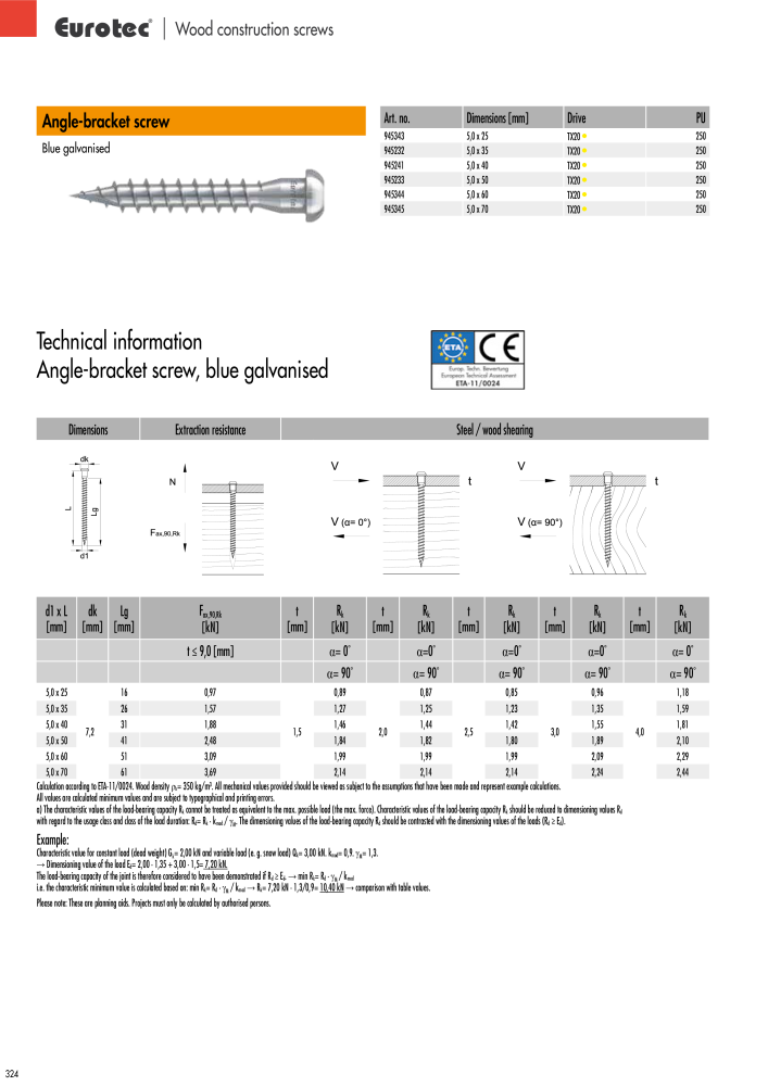 Eurotec catalogue fastening technology Nº: 2439 - Página 324