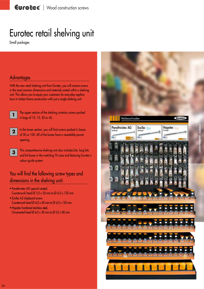 Eurotec catalogue fastening technology Nb. : 2439 - Page 334