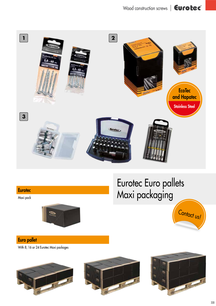 Eurotec catalogue fastening technology NR.: 2439 - Side 335