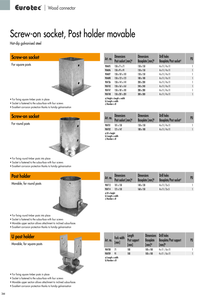 Eurotec catalogue fastening technology NEJ.: 2439 - Sida 344