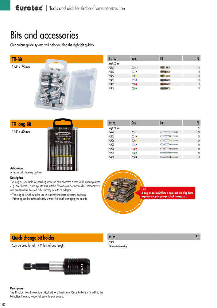 Eurotec catalogue fastening technology NEJ.: 2439 - Sida 350