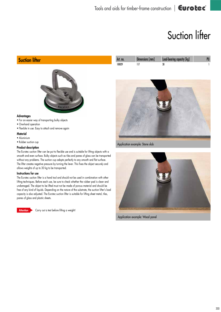 Eurotec catalogue fastening technology NEJ.: 2439 - Sida 355