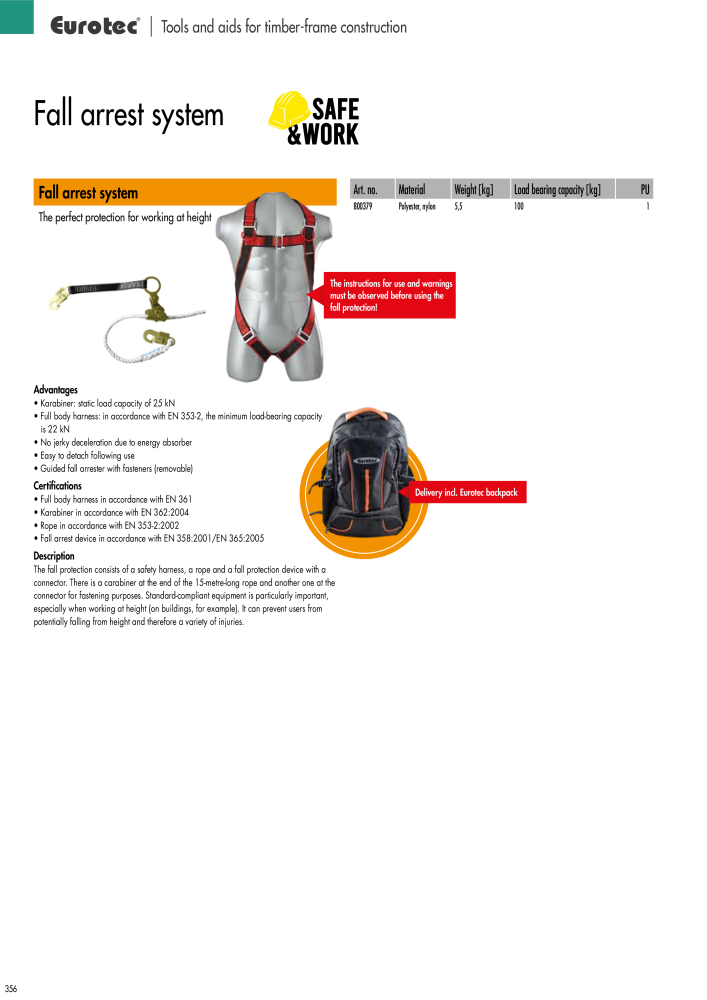 Eurotec catalogue fastening technology NO.: 2439 - Page 356