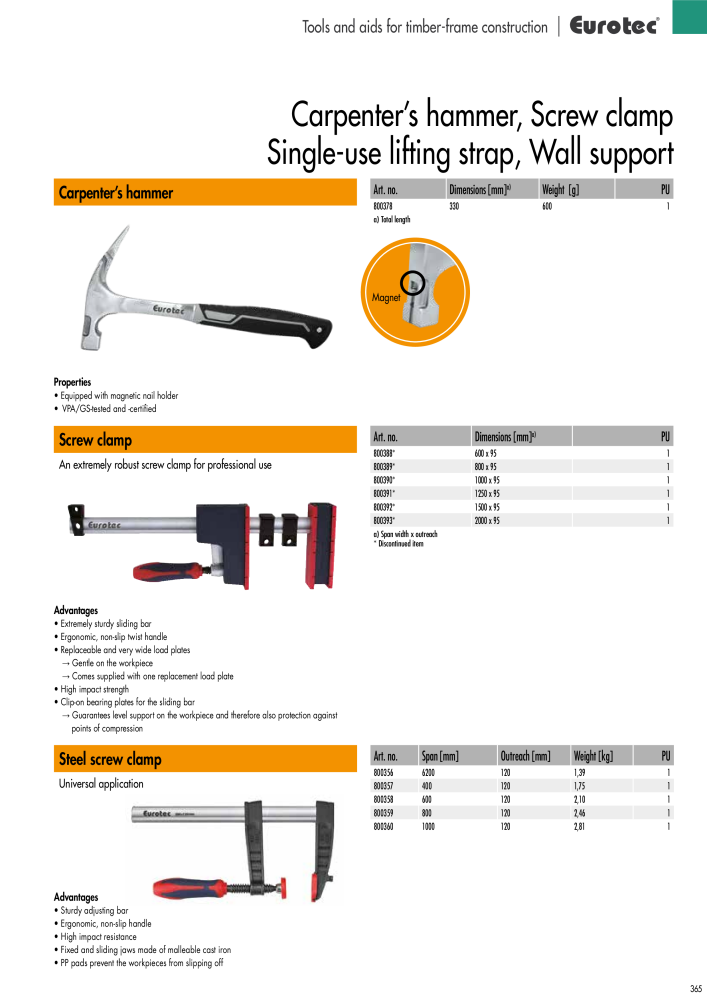 Eurotec catalogue fastening technology NR.: 2439 - Side 365