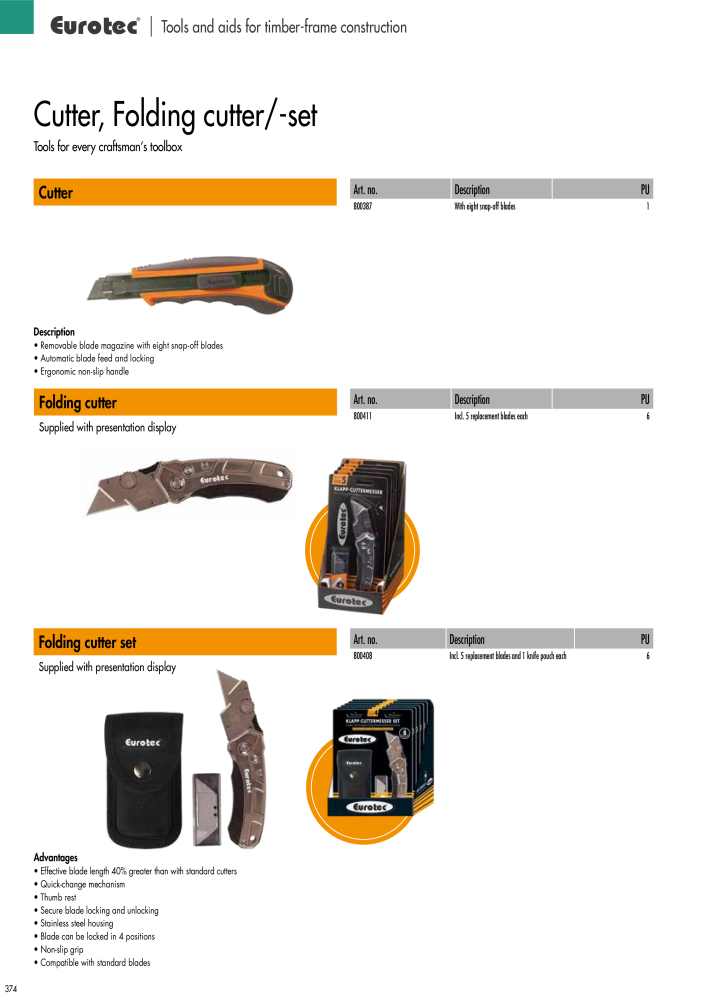 Eurotec catalogue fastening technology NR.: 2439 - Side 374