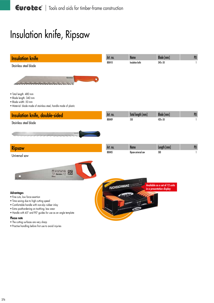 Eurotec catalogue fastening technology NEJ.: 2439 - Sida 376