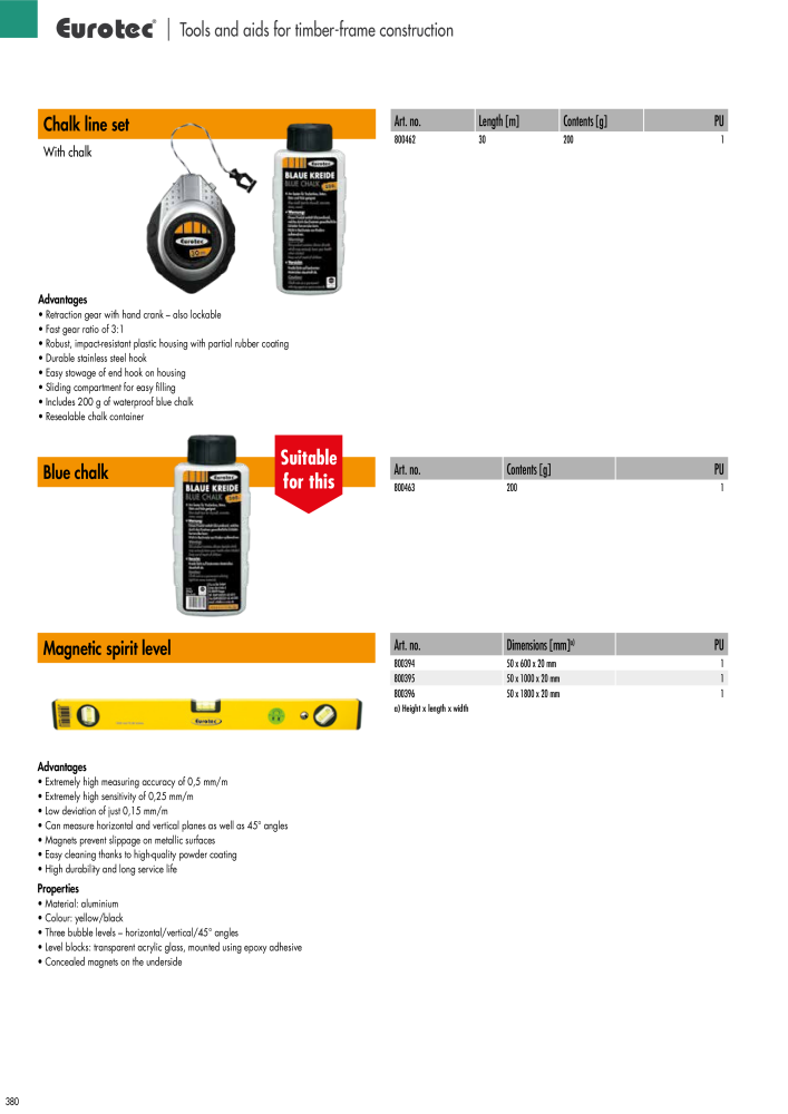 Eurotec catalogue fastening technology NR.: 2439 - Strona 380