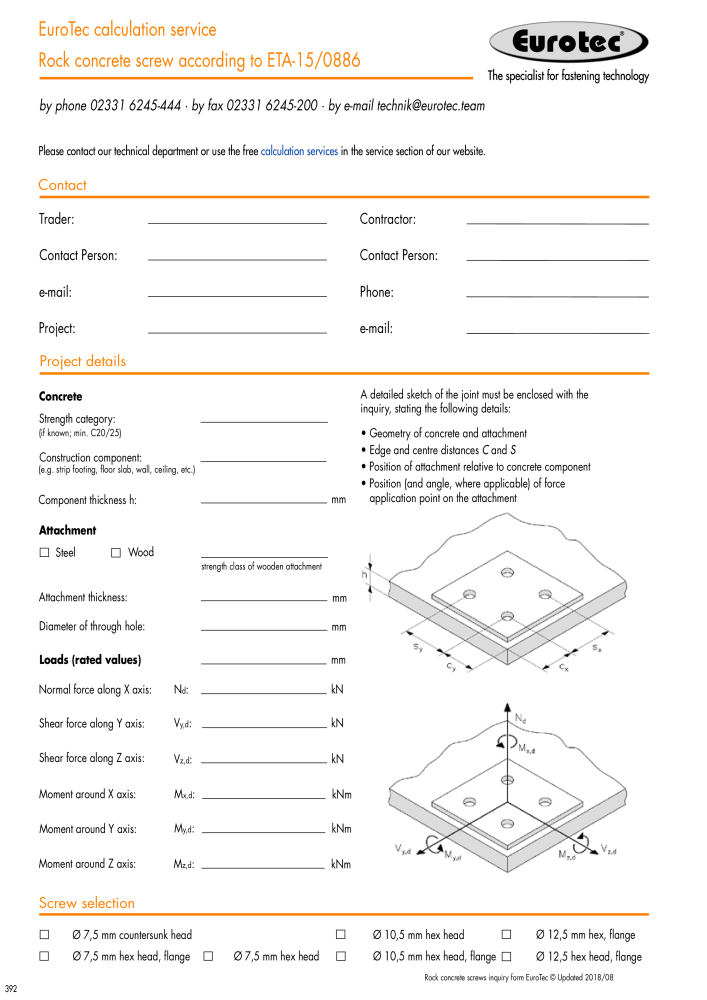 Eurotec catalogue fastening technology NR.: 2439 - Side 392