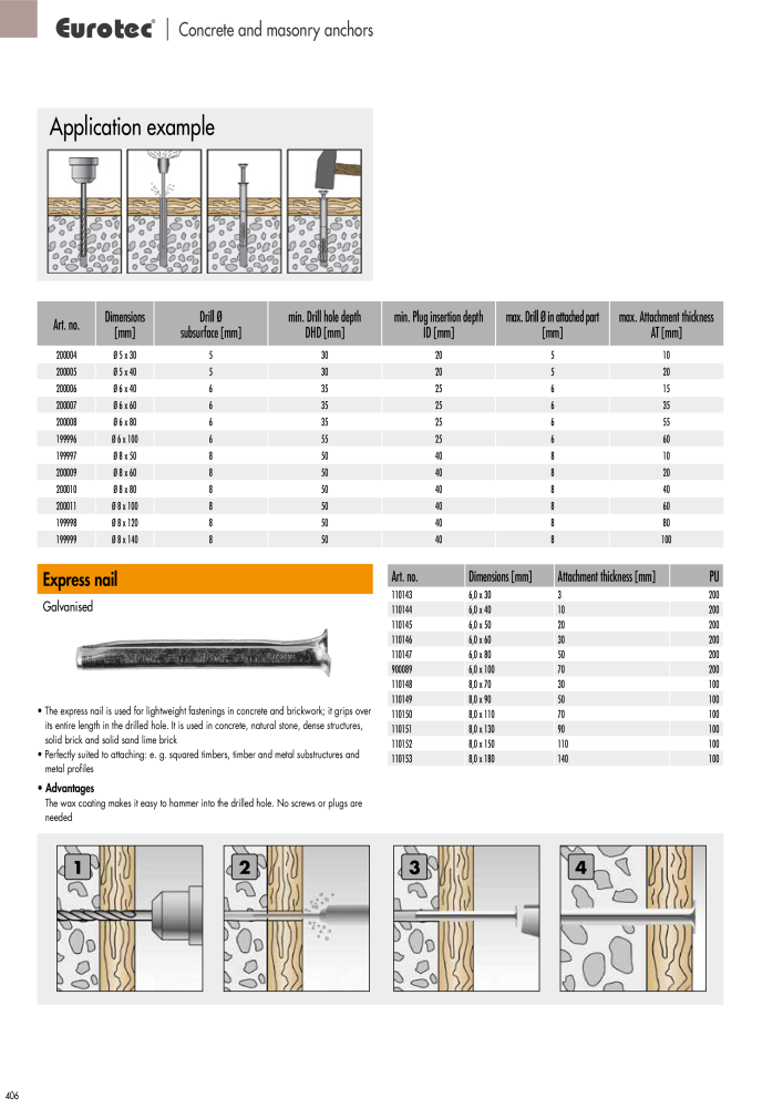 Eurotec catalogue fastening technology NR.: 2439 - Strona 406