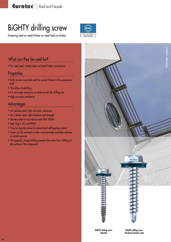 Eurotec catalogue fastening technology NEJ.: 2439 - Sida 414