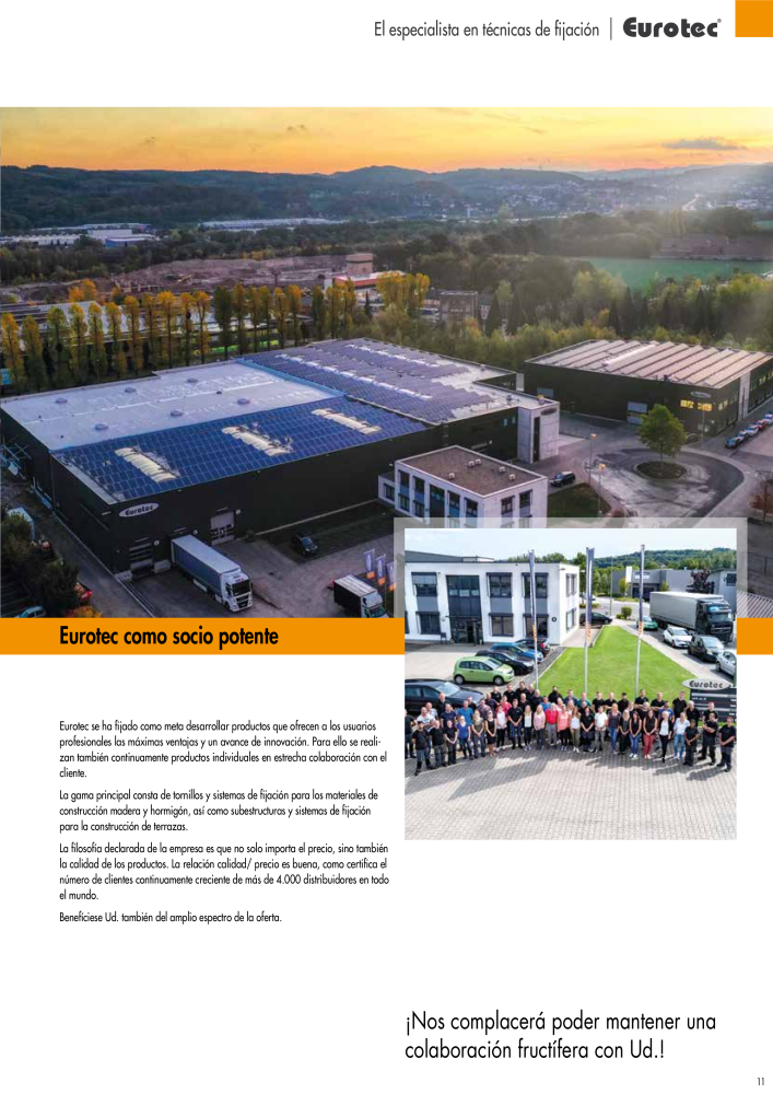 Eurotec Catálogo de la técnica de fijación Nb. : 2440 - Page 11