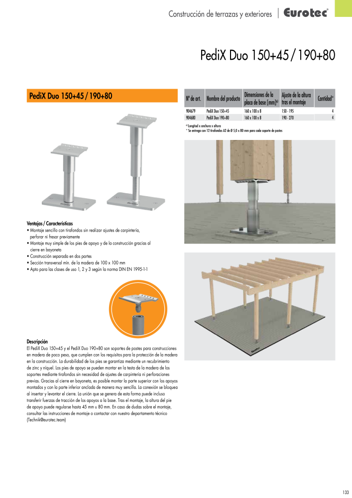 Eurotec Catálogo de la técnica de fijación Nº: 2440 - Página 133
