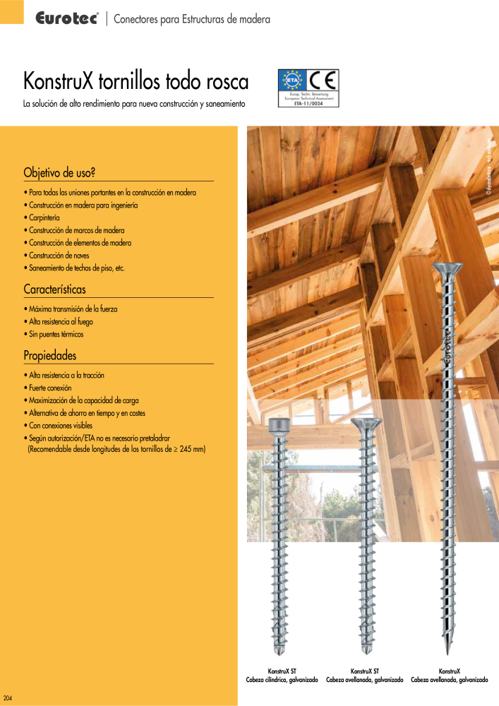 Eurotec Catálogo de la técnica de fijación Nº: 2440 - Página 204