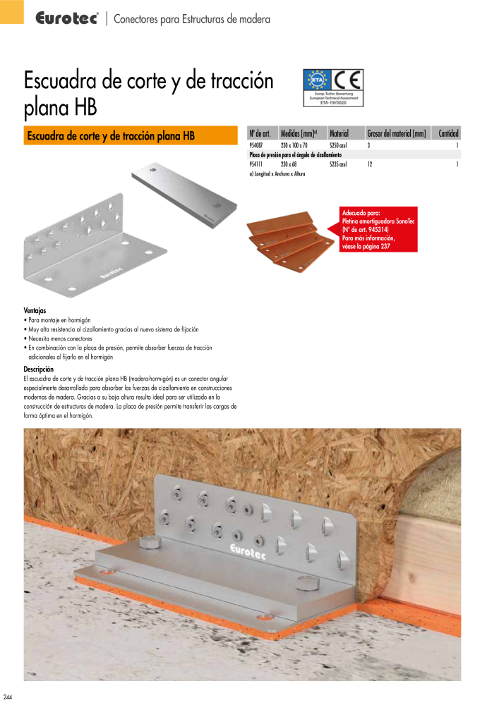 Eurotec Catálogo de la técnica de fijación NR.: 2440 - Seite 244