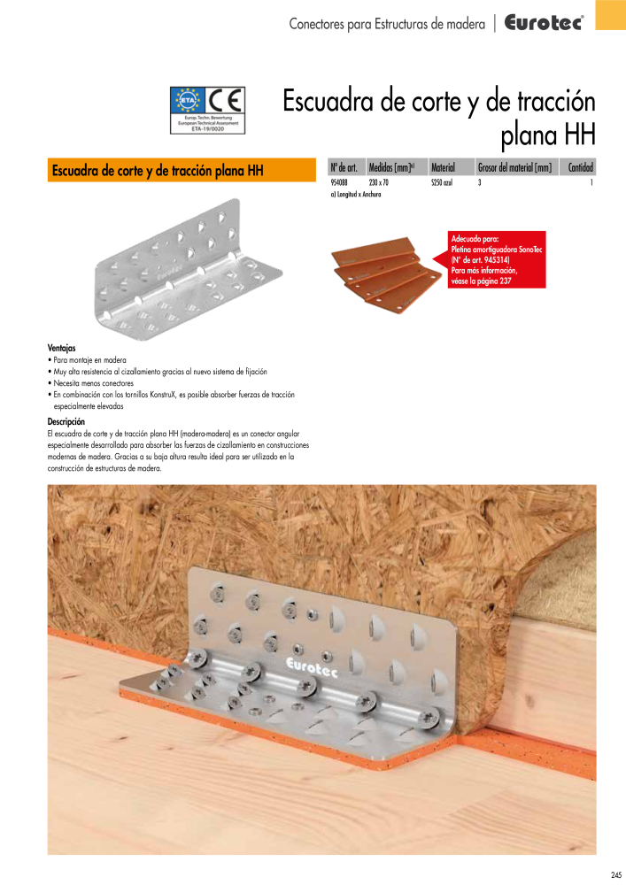 Eurotec Catálogo de la técnica de fijación n.: 2440 - Pagina 245