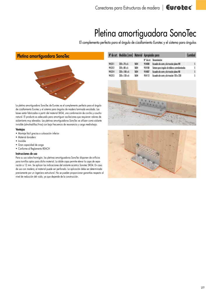 Eurotec Catálogo de la técnica de fijación n.: 2440 - Pagina 277