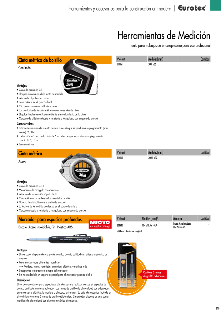 Eurotec Catálogo de la técnica de fijación n.: 2440 - Pagina 379