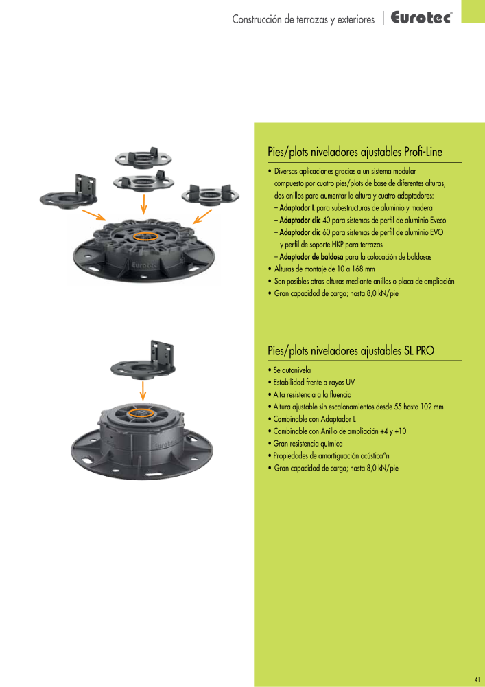 Eurotec Catálogo de la técnica de fijación Nº: 2440 - Página 41