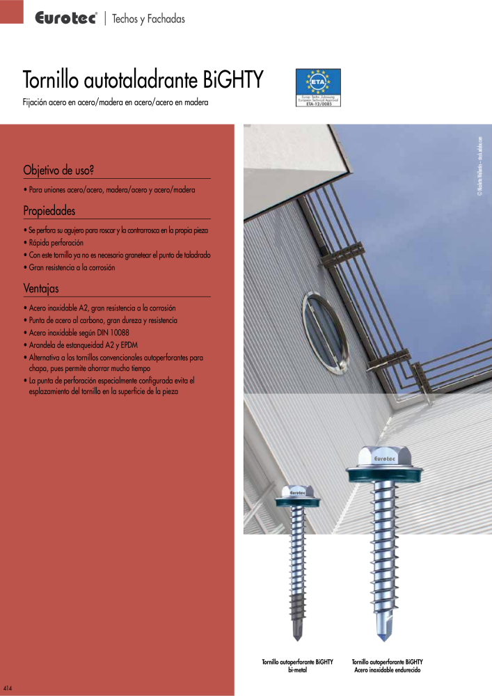 Eurotec Catálogo de la técnica de fijación NR.: 2440 - Seite 414