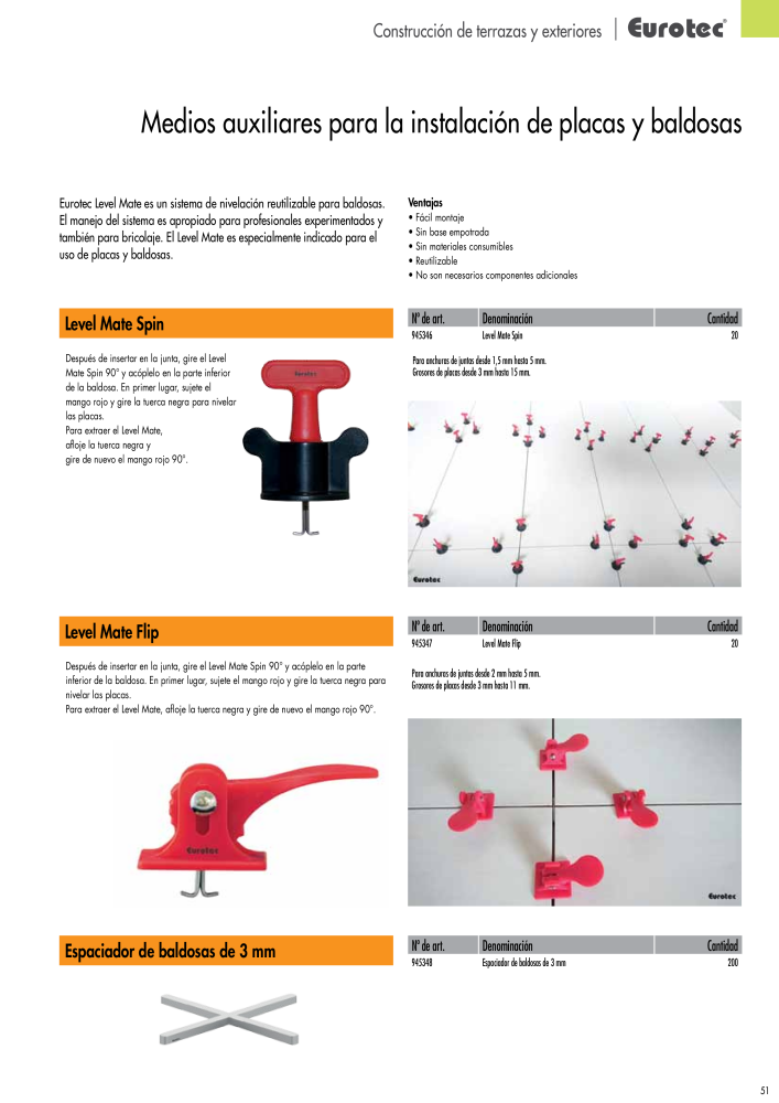 Eurotec Catálogo de la técnica de fijación n.: 2440 - Pagina 51