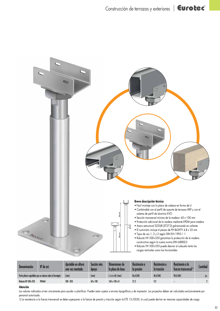 Eurotec Catálogo de la técnica de fijación n.: 2440 - Pagina 53