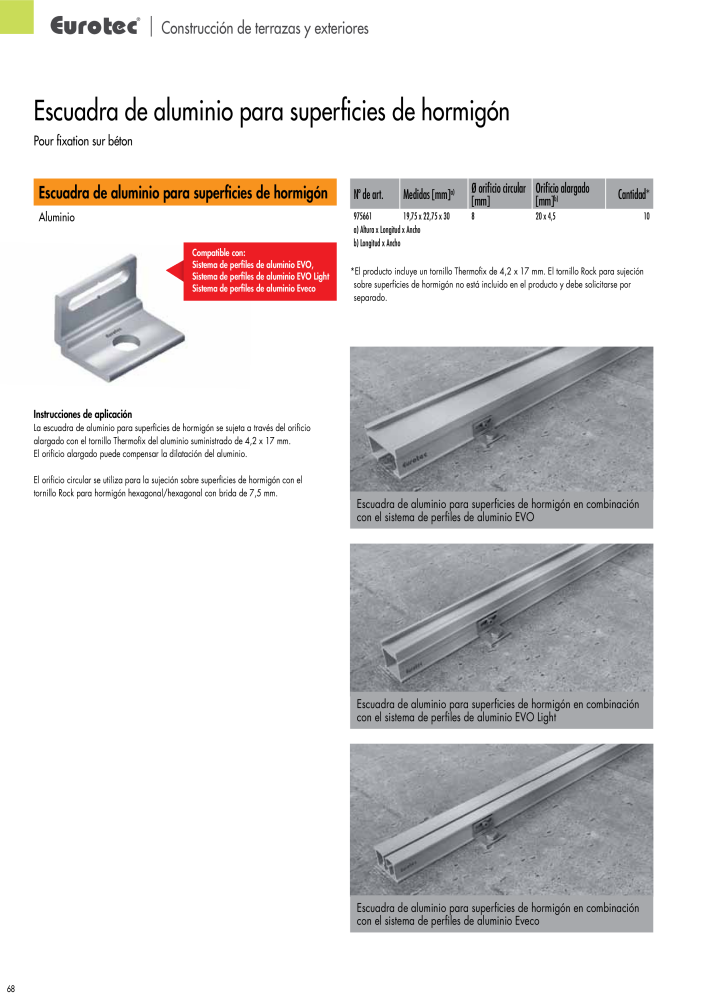 Eurotec Catálogo de la técnica de fijación Nº: 2440 - Página 68