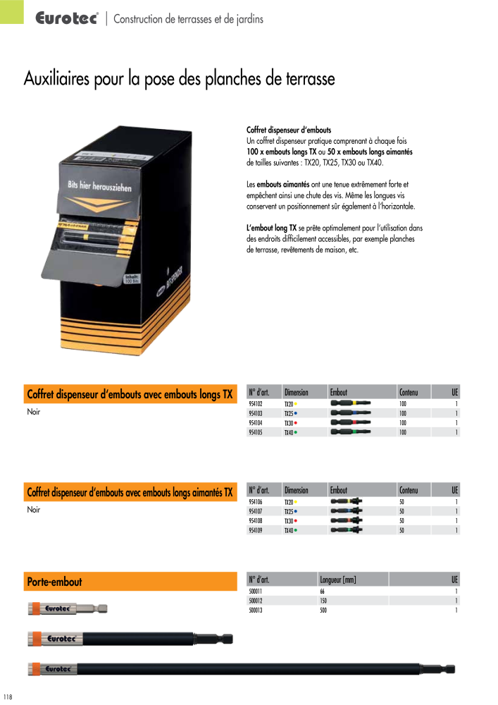 Eurotec catalogue technique de fixation n.: 2441 - Pagina 118