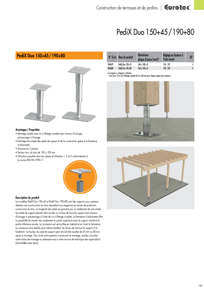 Eurotec catalogue technique de fixation NR.: 2441 - Seite 133