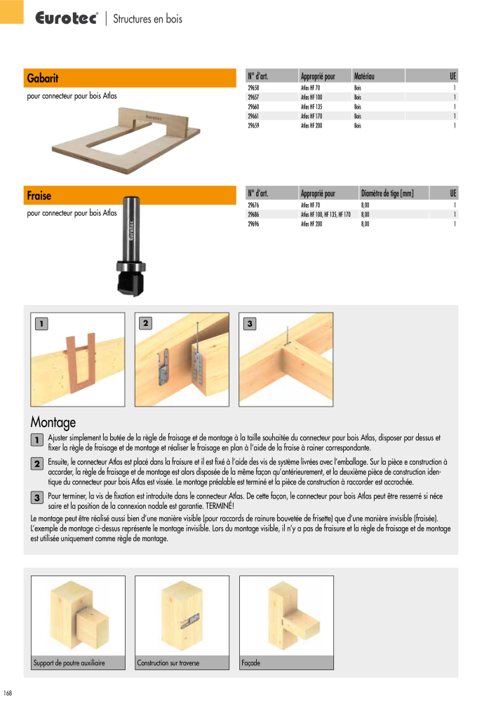 Eurotec catalogue technique de fixation NR.: 2441 - Seite 168