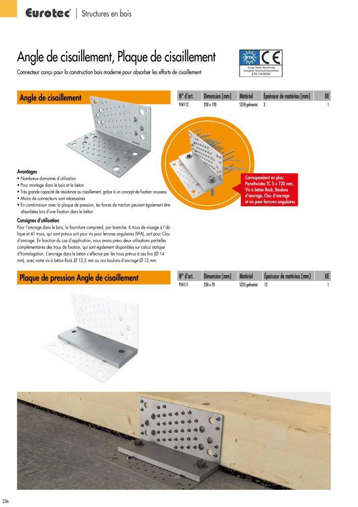 Eurotec catalogue technique de fixation NR.: 2441 - Seite 236