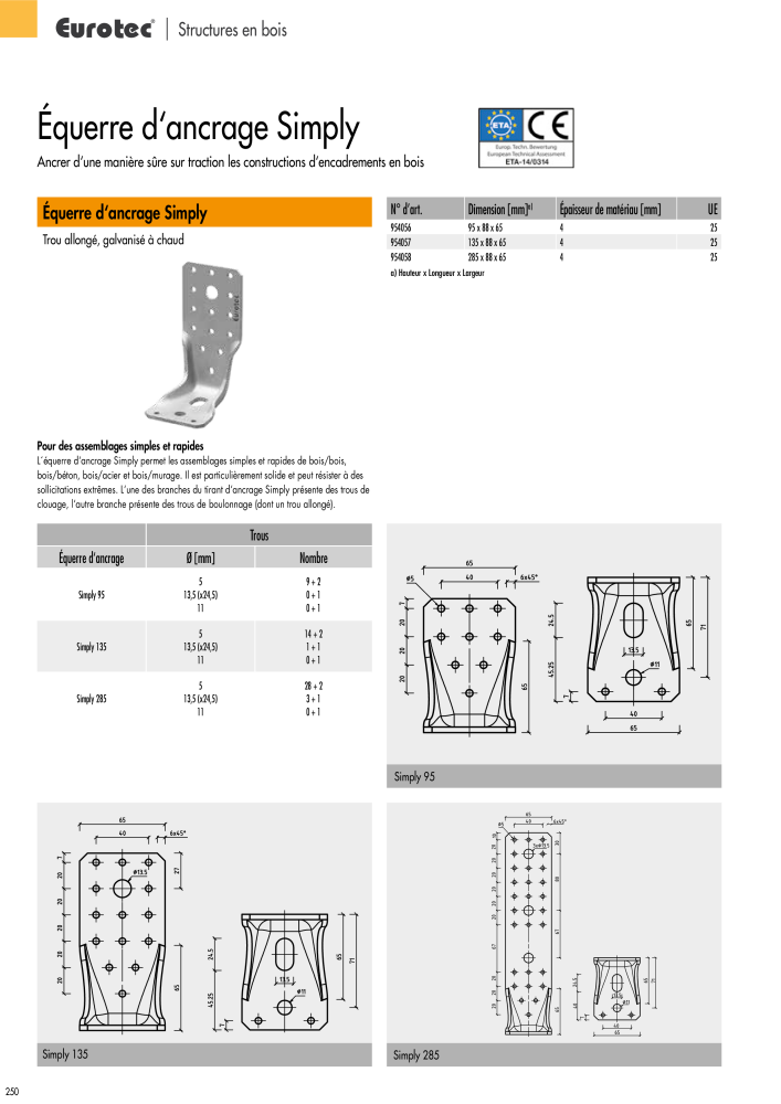 Eurotec catalogue technique de fixation n.: 2441 - Pagina 250