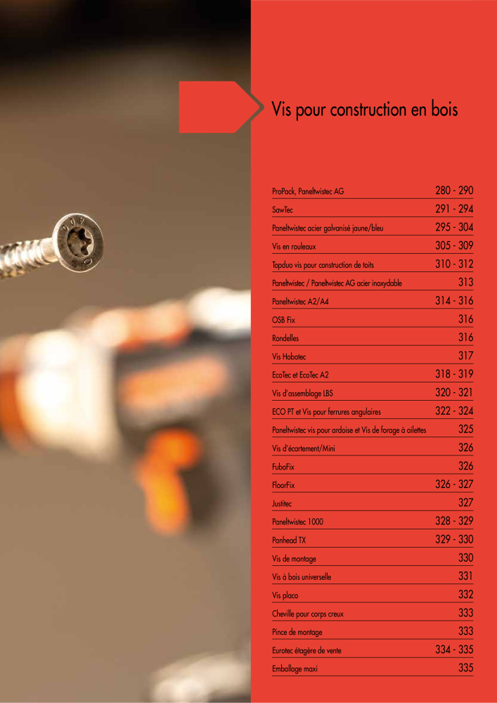 Eurotec catalogue technique de fixation Nb. : 2441 - Page 279