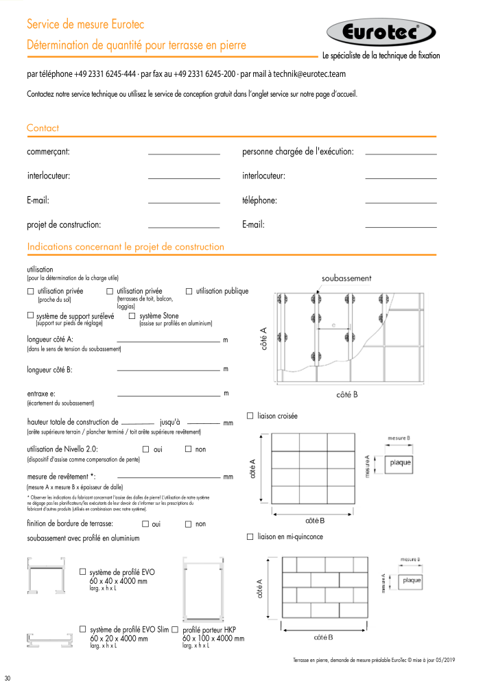 Eurotec catalogue technique de fixation NR.: 2441 - Seite 30