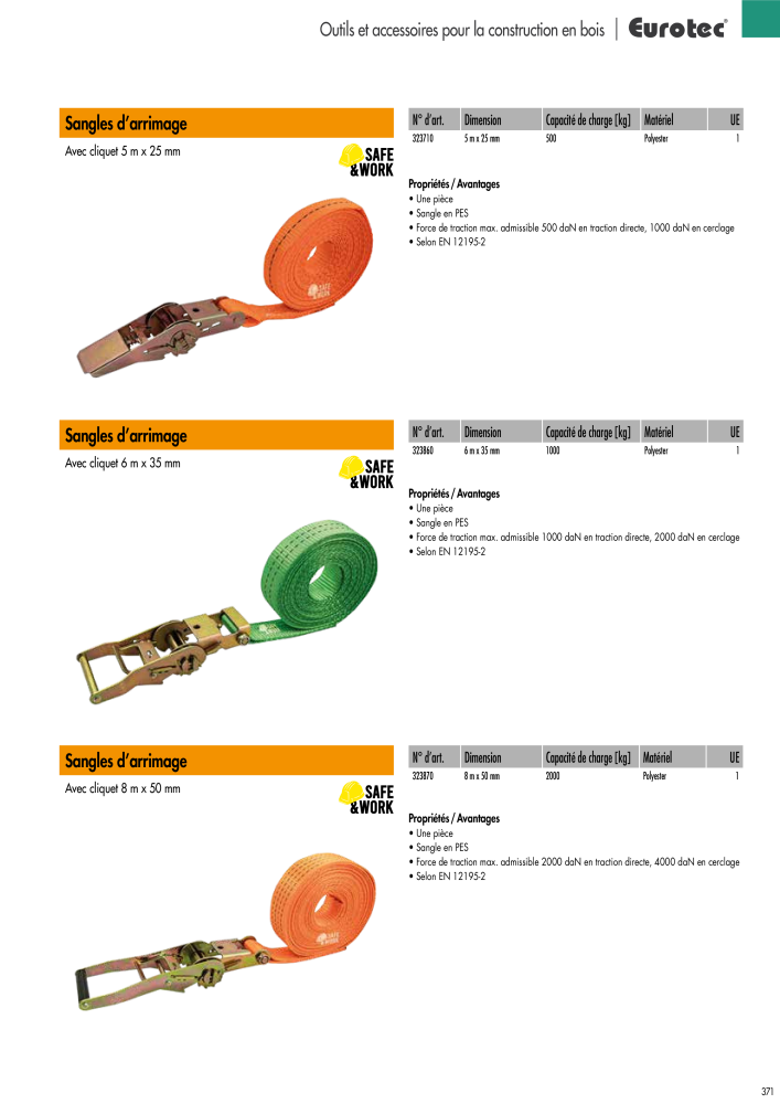 Eurotec catalogue technique de fixation n.: 2441 - Pagina 371