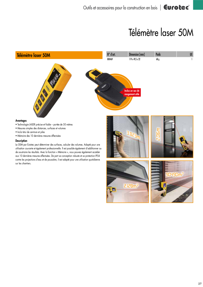 Eurotec catalogue technique de fixation Nb. : 2441 - Page 377