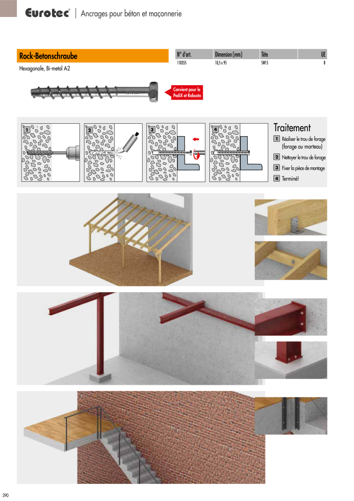 Eurotec catalogue technique de fixation NR.: 2441 - Seite 390