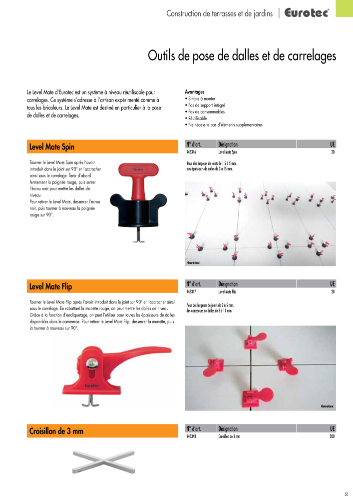 Eurotec catalogue technique de fixation Nº: 2441 - Página 51