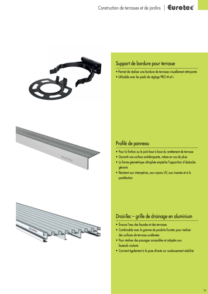 Eurotec catalogue technique de fixation Nb. : 2441 - Page 77