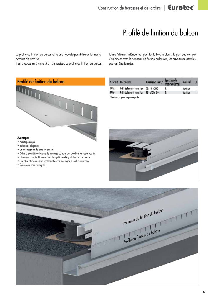 Eurotec catalogue technique de fixation Nb. : 2441 - Page 83