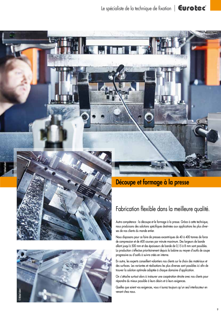 Eurotec catalogue technique de fixation Nb. : 2441 - Page 9