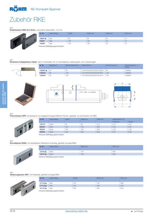 RÖHM Spannbügel-Set (4 Stück) 1269624