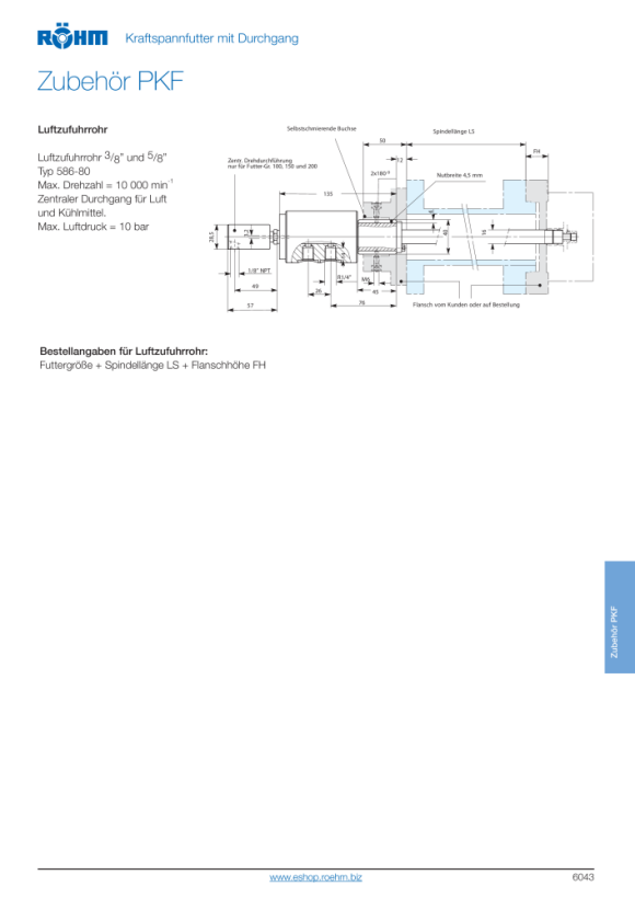 RÖHM Luft-Handventil Lhv R1/4 Kp 418224